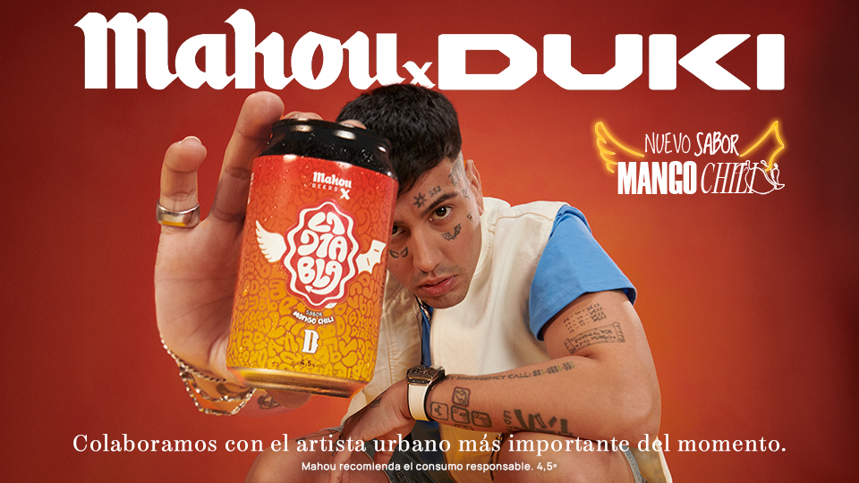 Duki ha activado el 'modo diablo' de Mahou